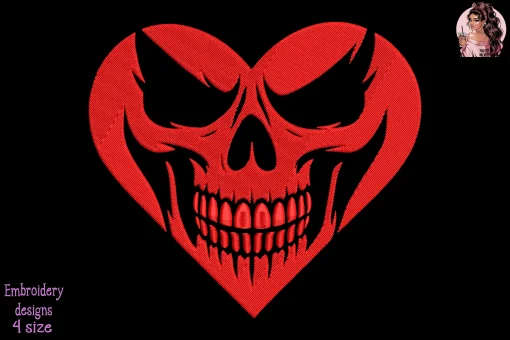 Love Killer Embroidery Design